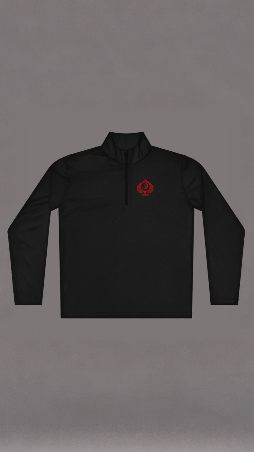 JB Lightweight quarter-zip pullover