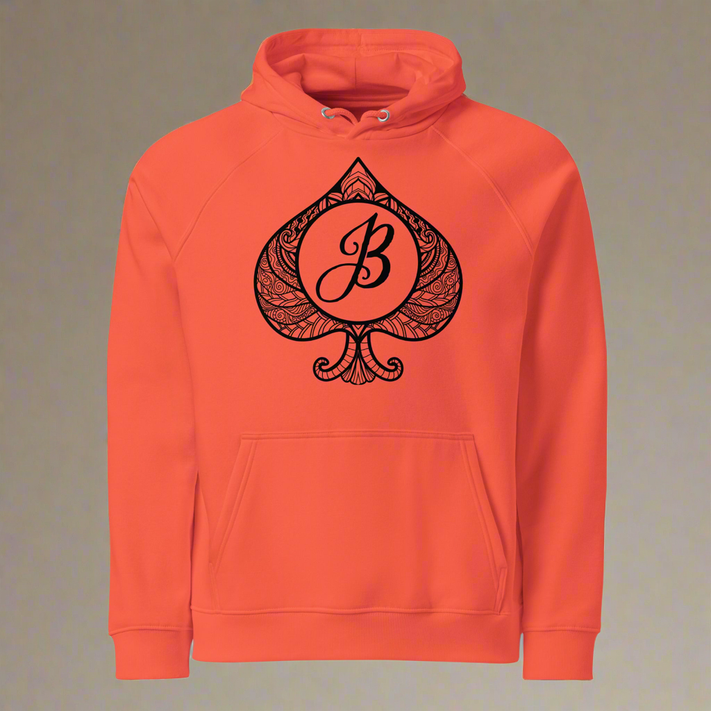 Orange JB eco raglan hoodie
