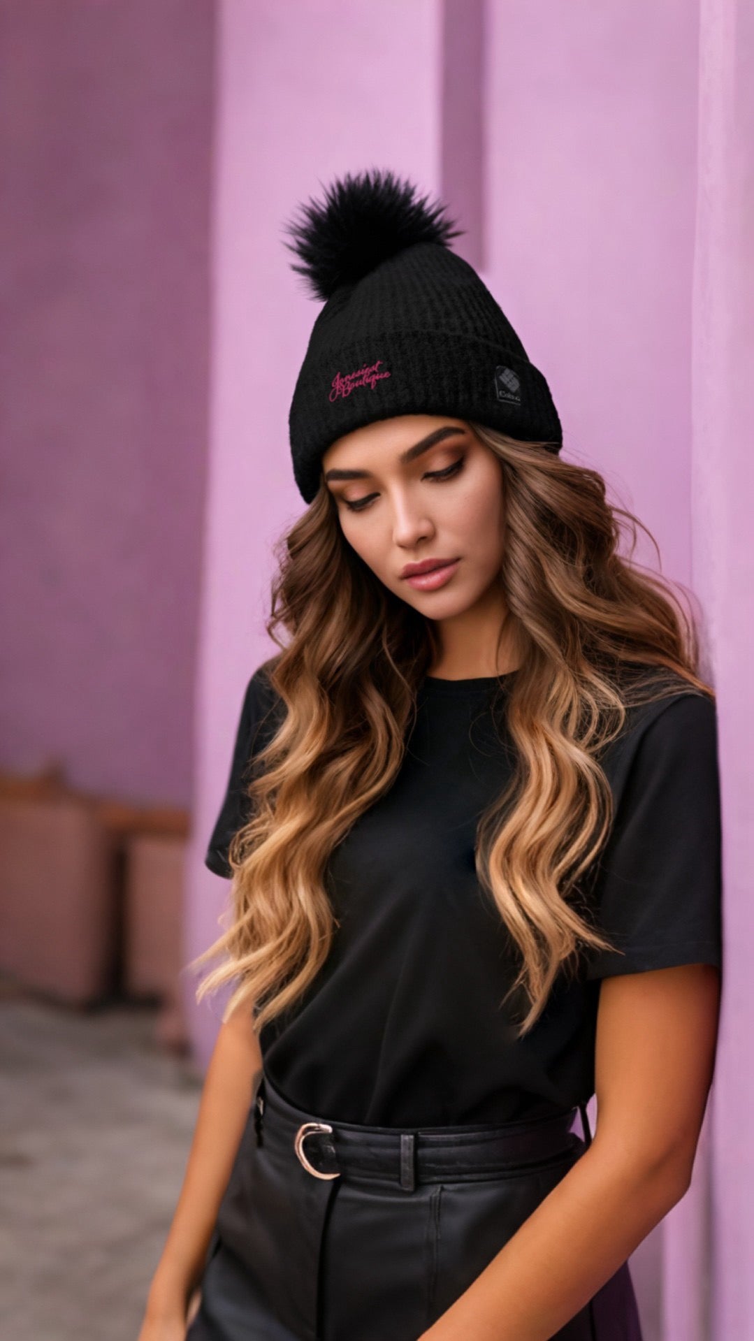 Columbia JB pom-pom beanie