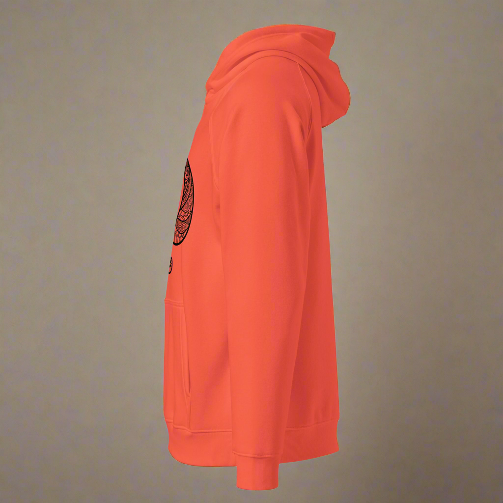 Orange JB eco raglan hoodie