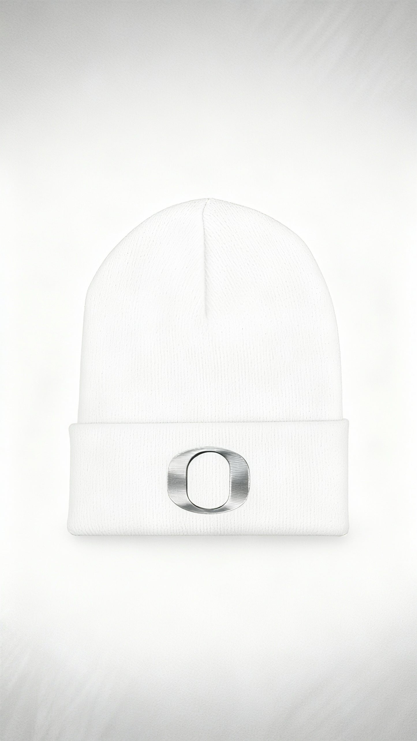 White OREGON DUCKS Beanie