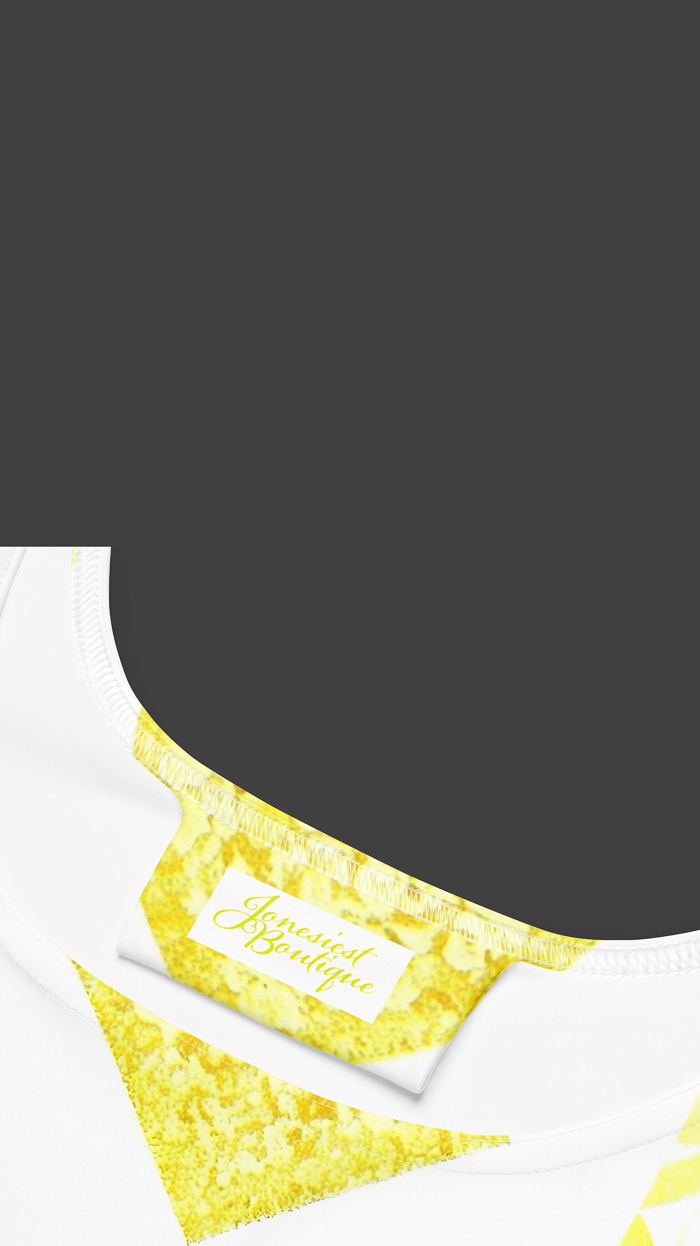 Yellow and White JB Dress