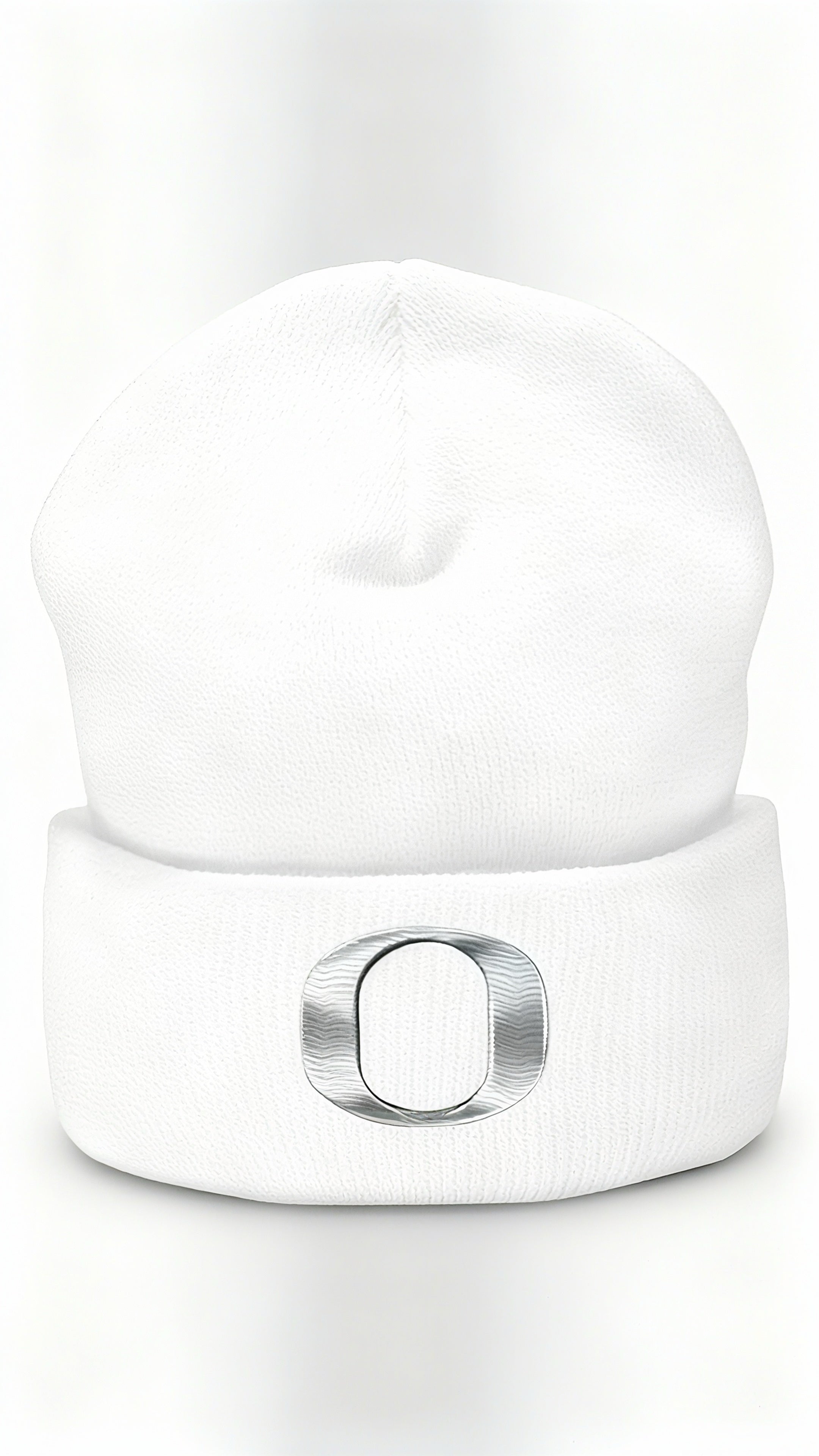 White OREGON DUCKS Beanie