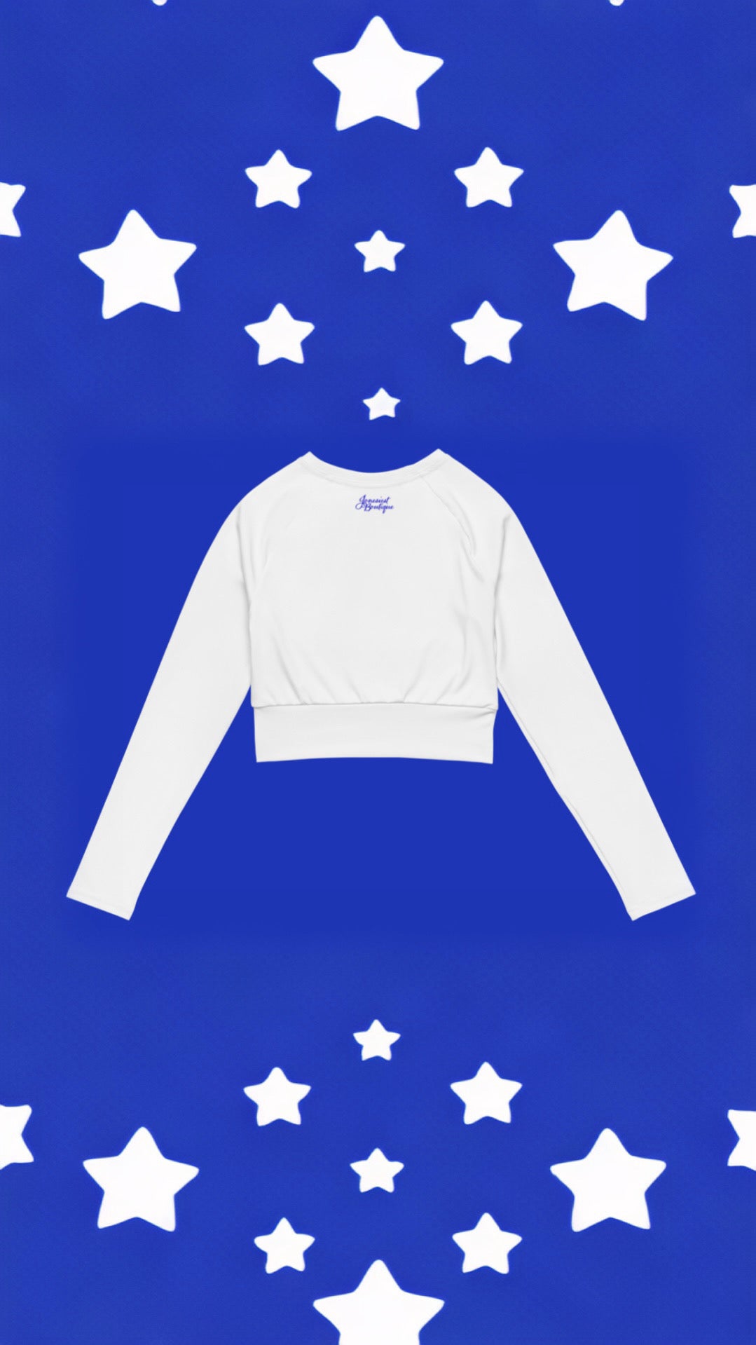 JB Cowboys long-sleeve crop top