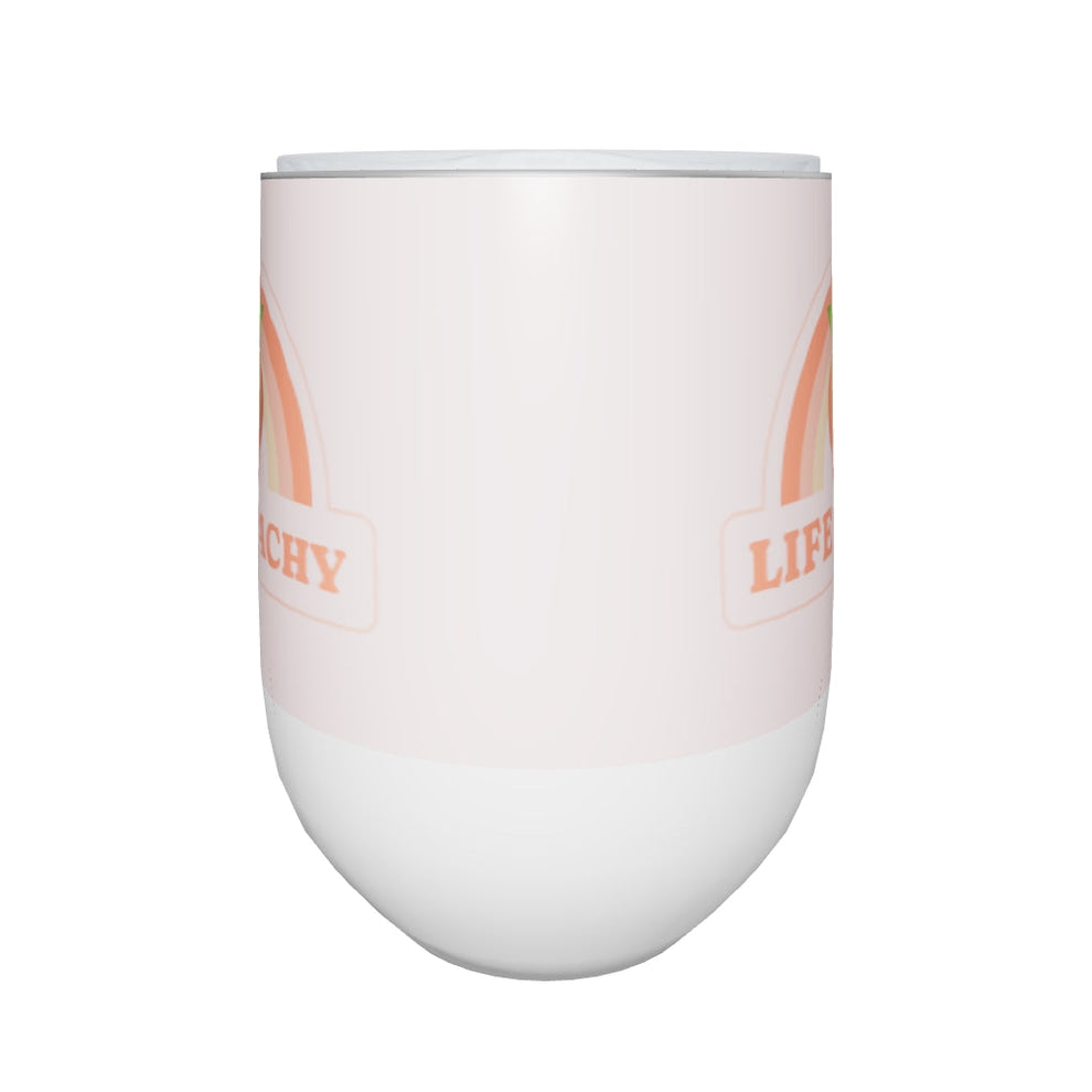 Peachy Wine tumbler