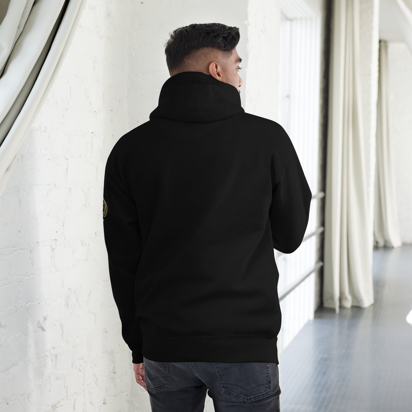 Hustle Black on Black Hoodie