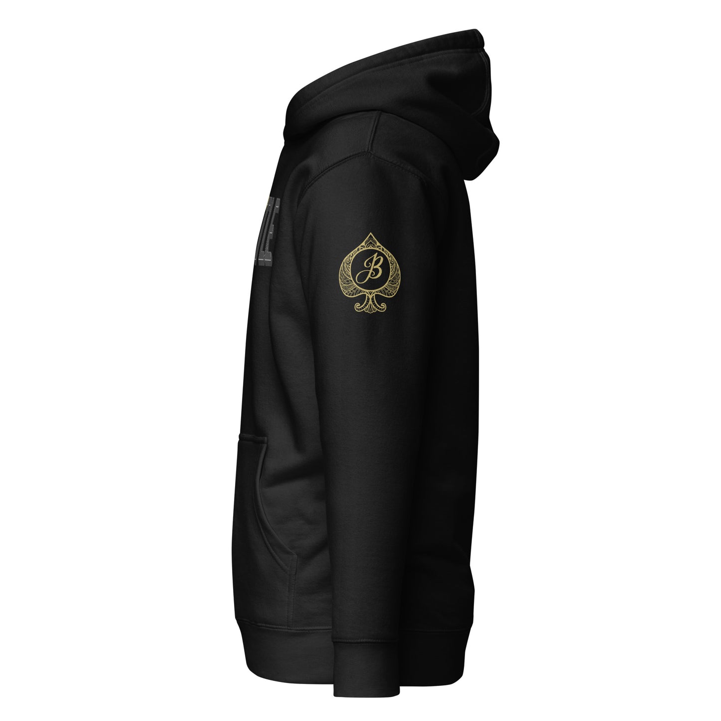 Hustle Black on Black Hoodie