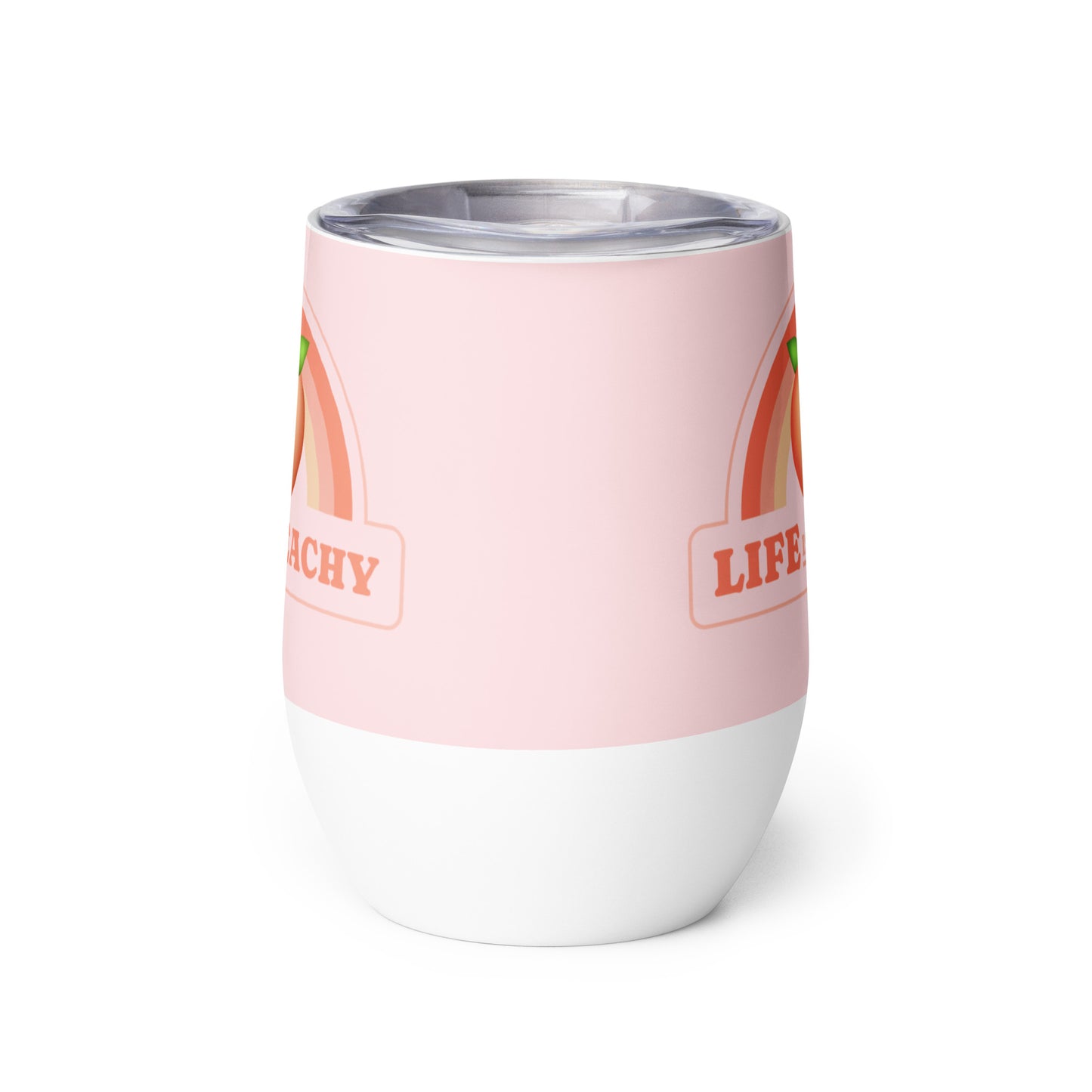 Peachy Wine tumbler