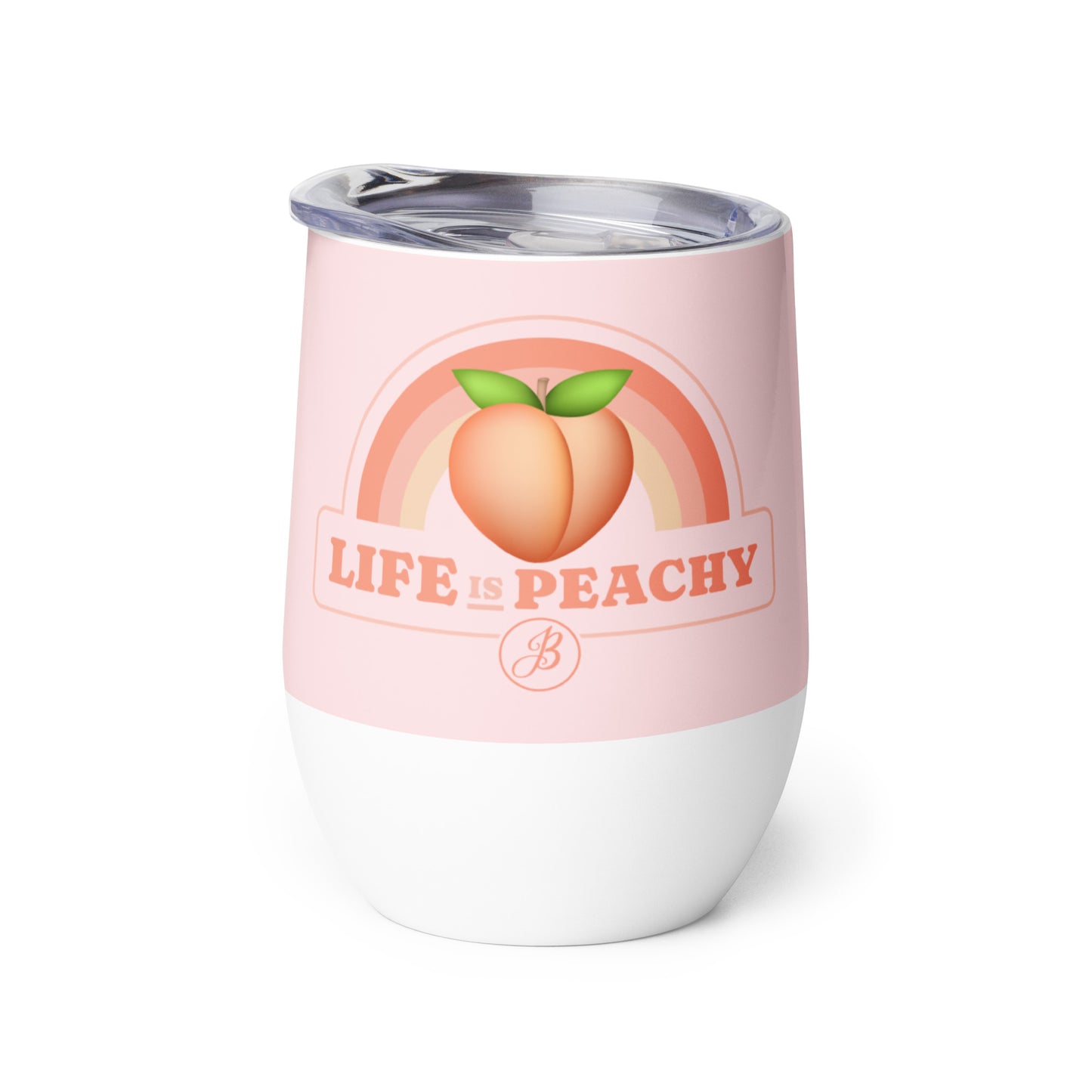 Peachy Wine tumbler