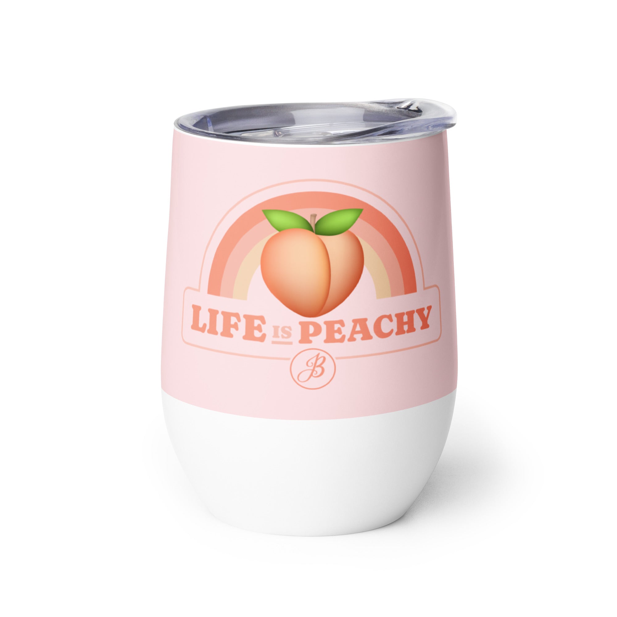 Peachy Wine tumbler