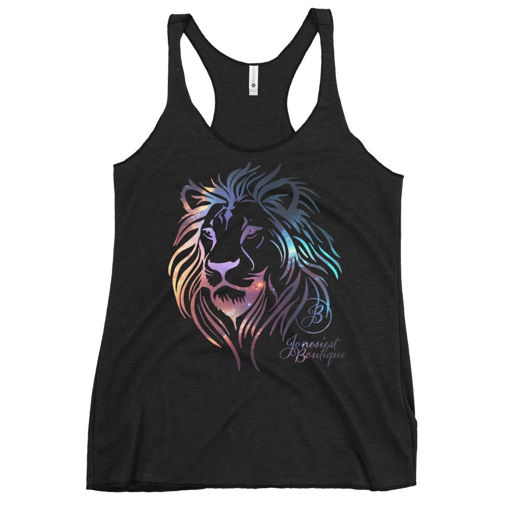 JB Lion Black Racerback Tank
