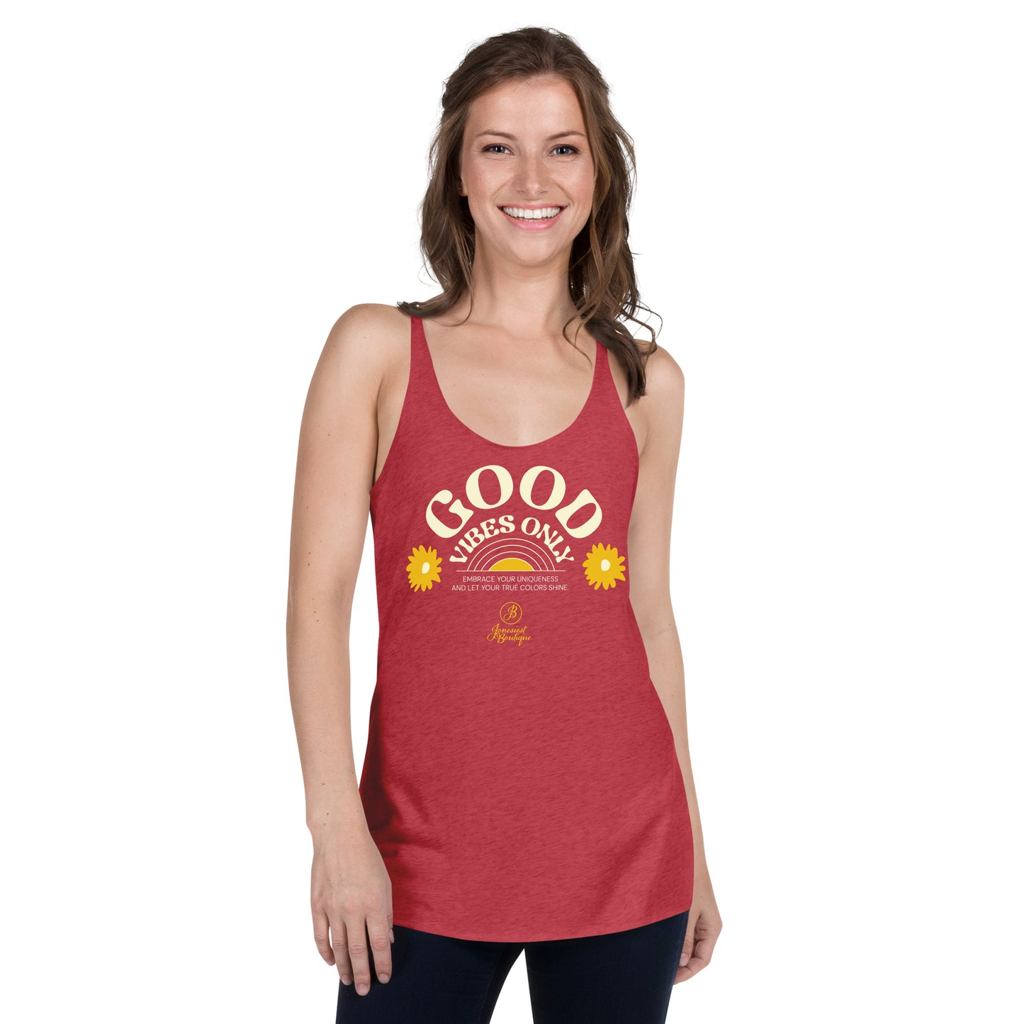 JB Good Vibes Only Racerback Tank