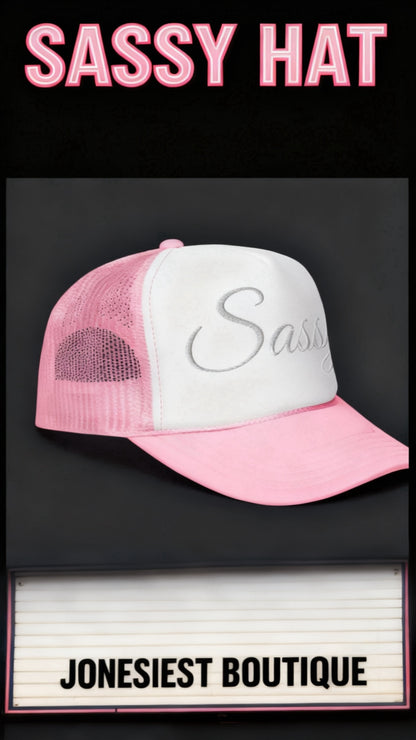 JB Sassy Foam trucker hat