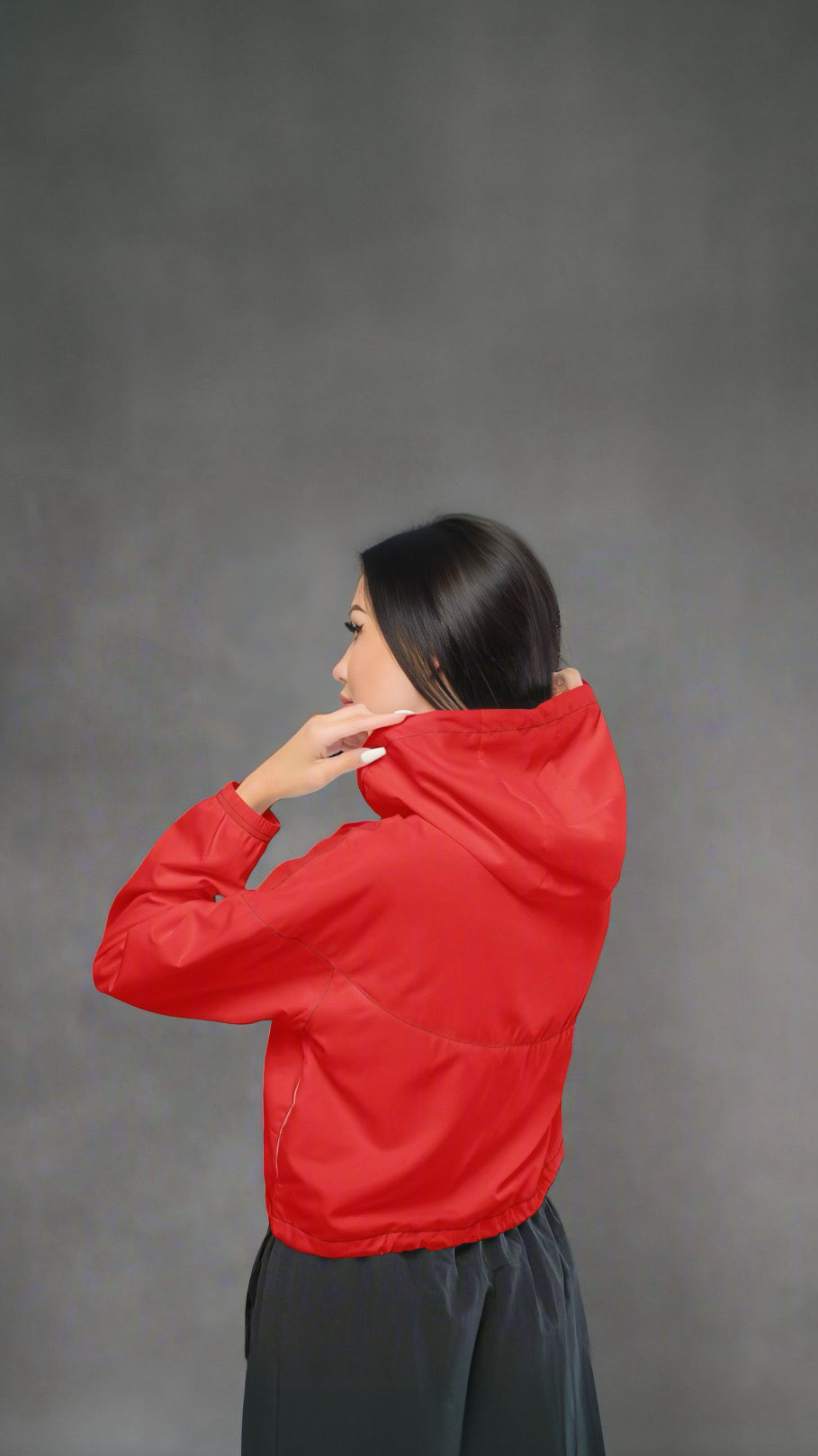 Women’s cropped JB Windbreaker