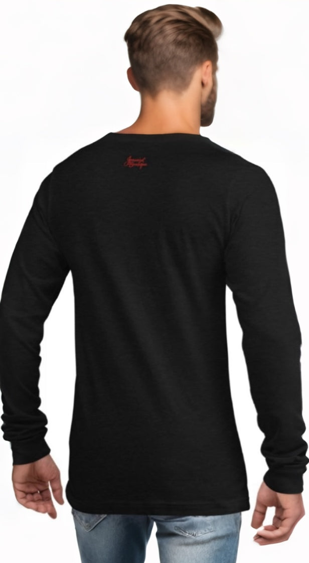 Black Lucky Long Sleeve Tee