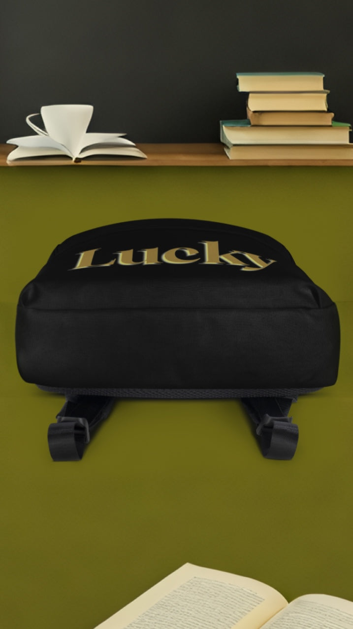 JB Lucky Me Black Backpack