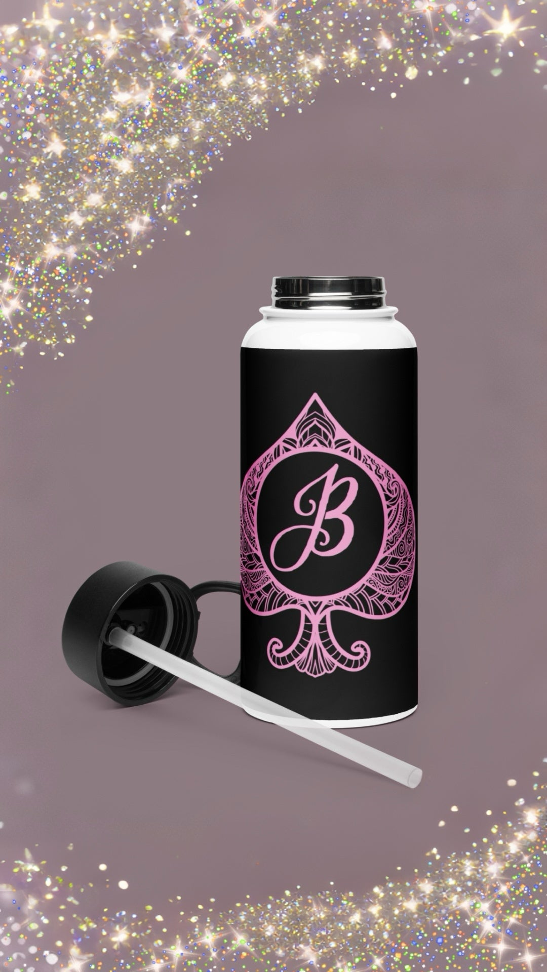 Stainless steel JB water bottle