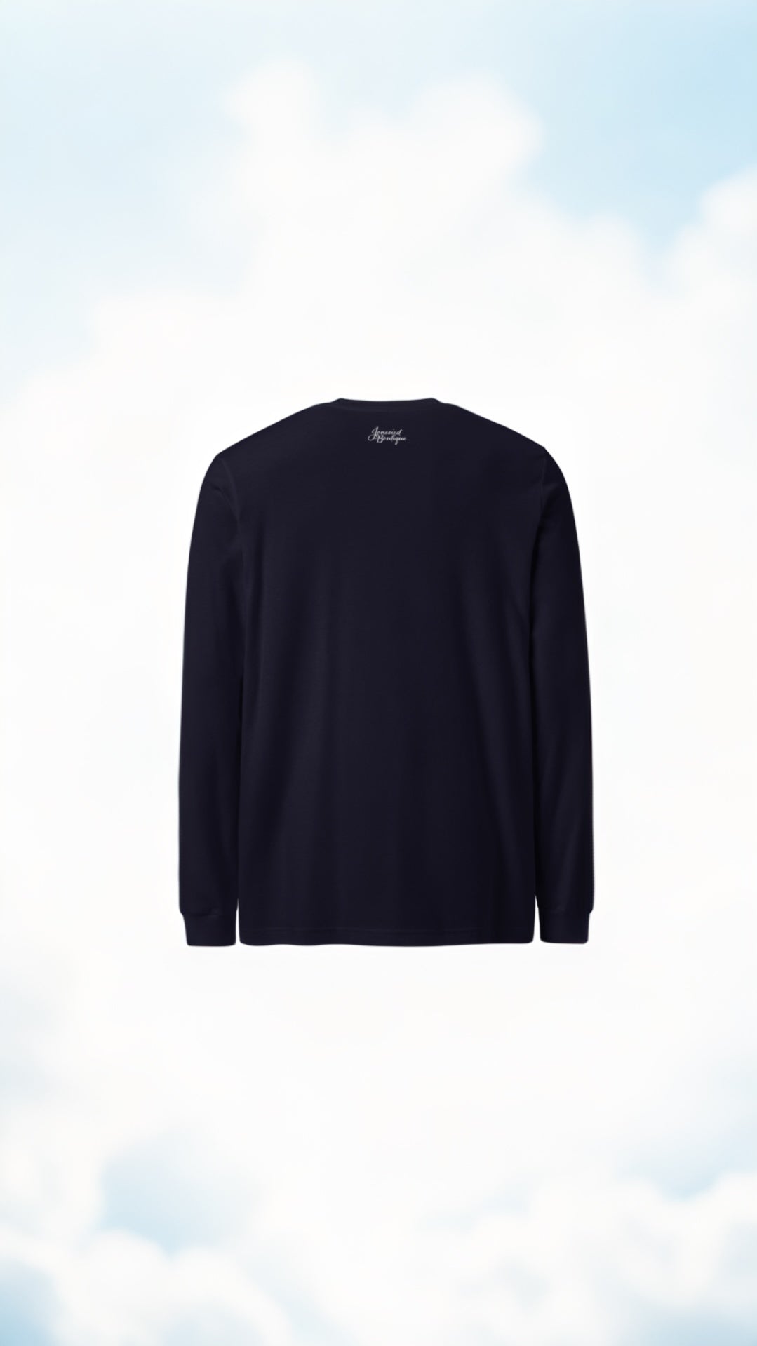 Navy Blue Lucky Me Long Sleeve T