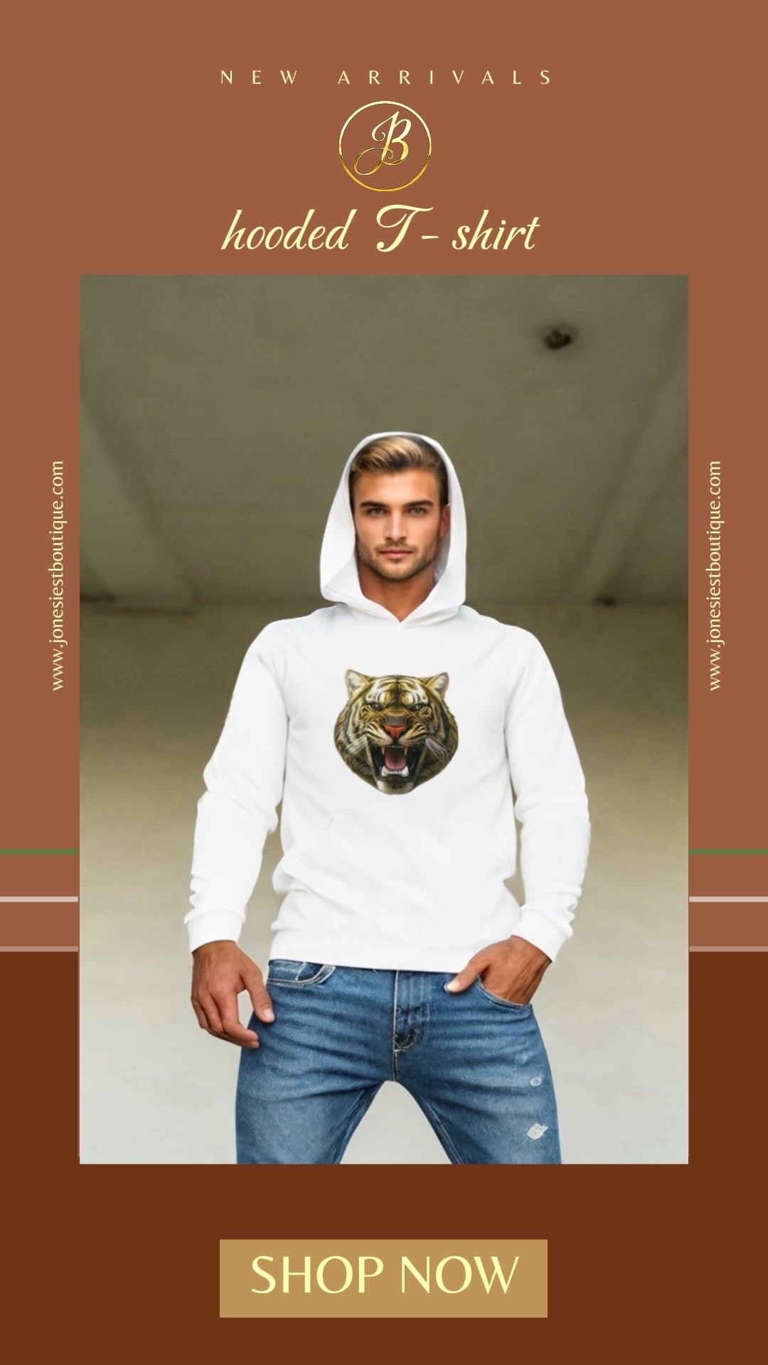 Long Sleeve Beast T With Hood