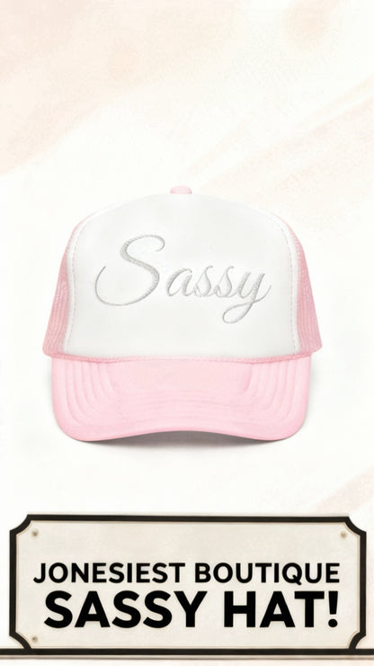JB Sassy Foam trucker hat
