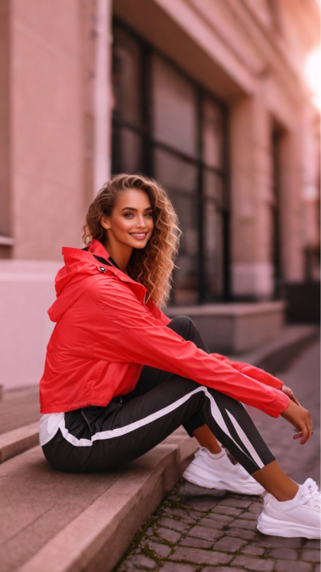 Women’s cropped JB Windbreaker