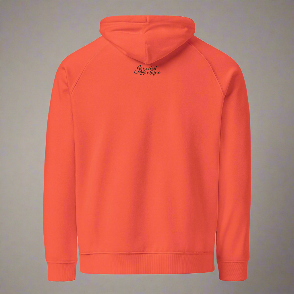 Orange JB eco raglan hoodie