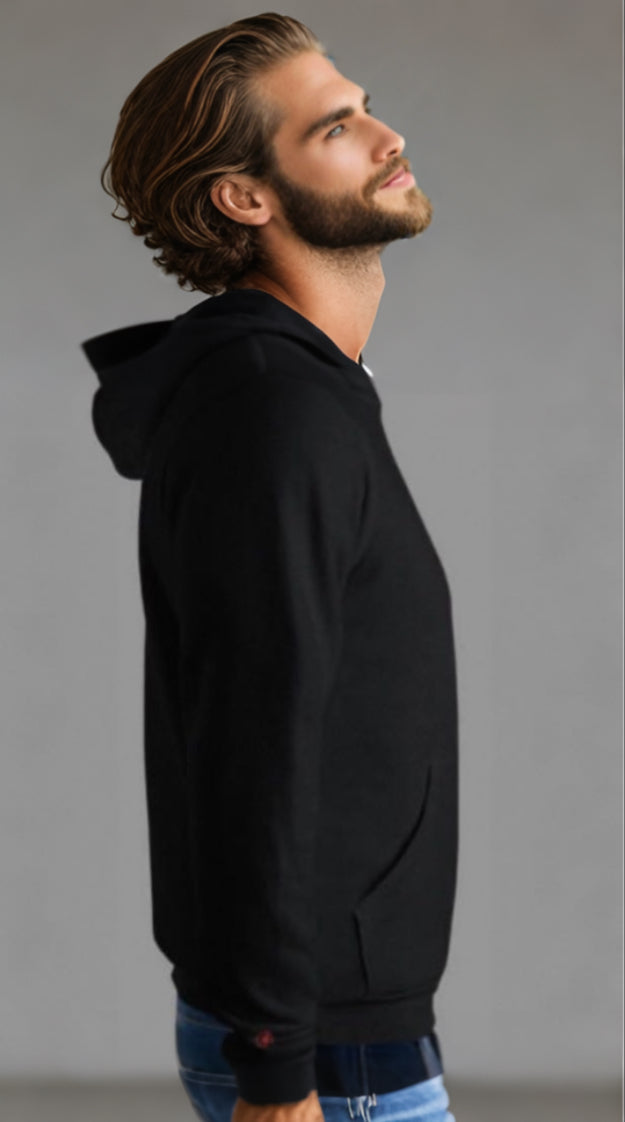 Black Lucky Me Hoodie