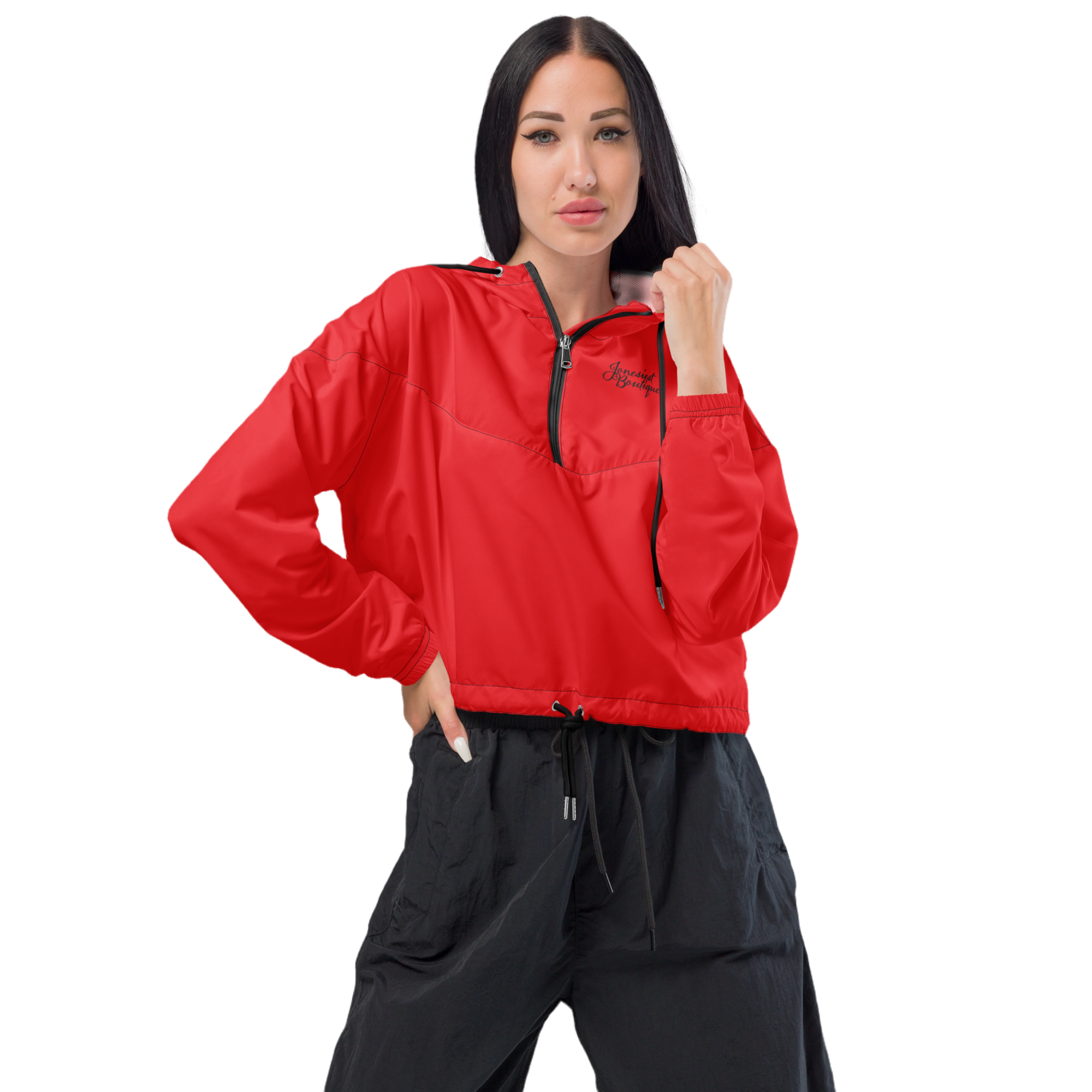 Women’s cropped JB Windbreaker