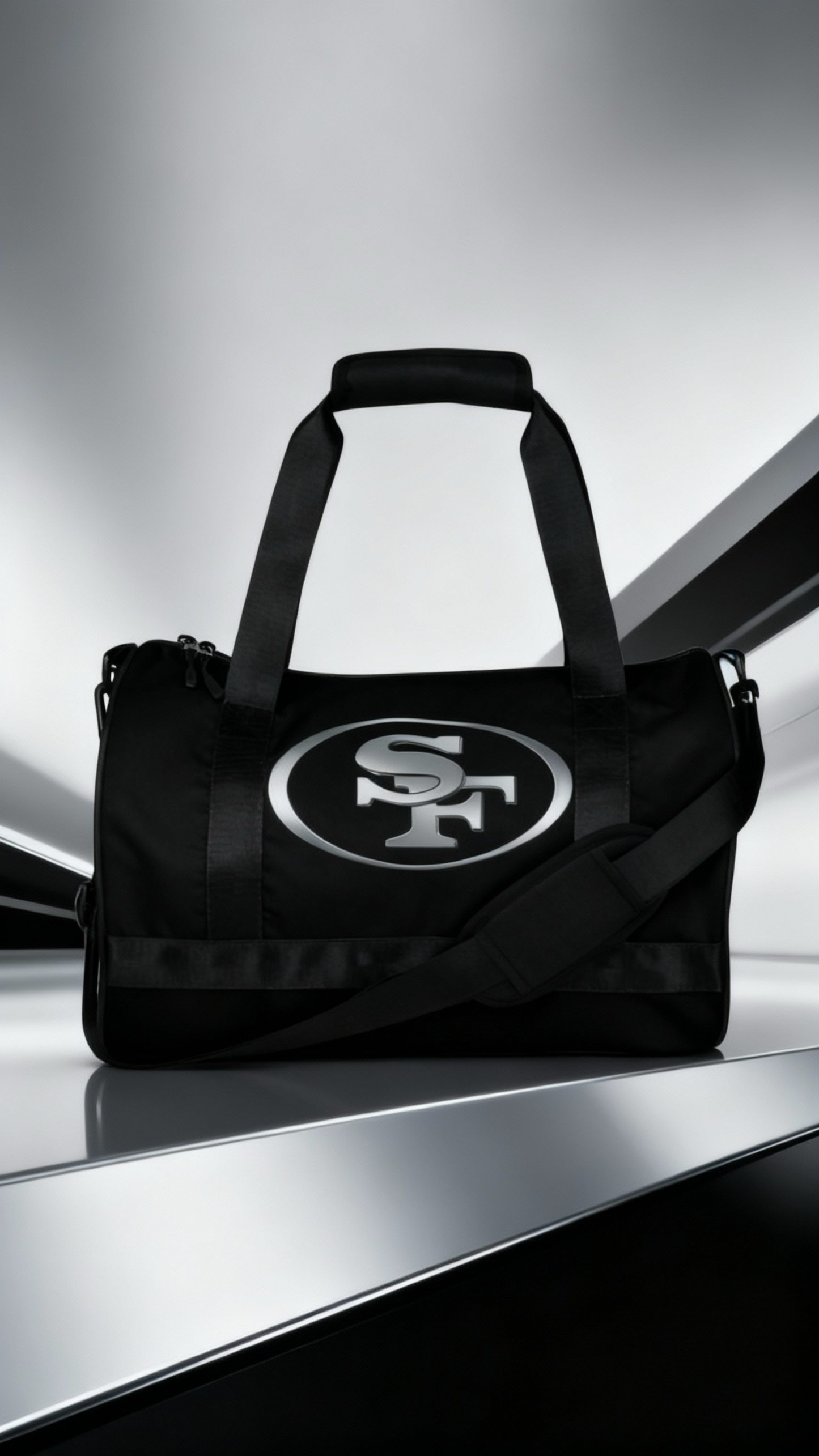 San Francisco print gym bag