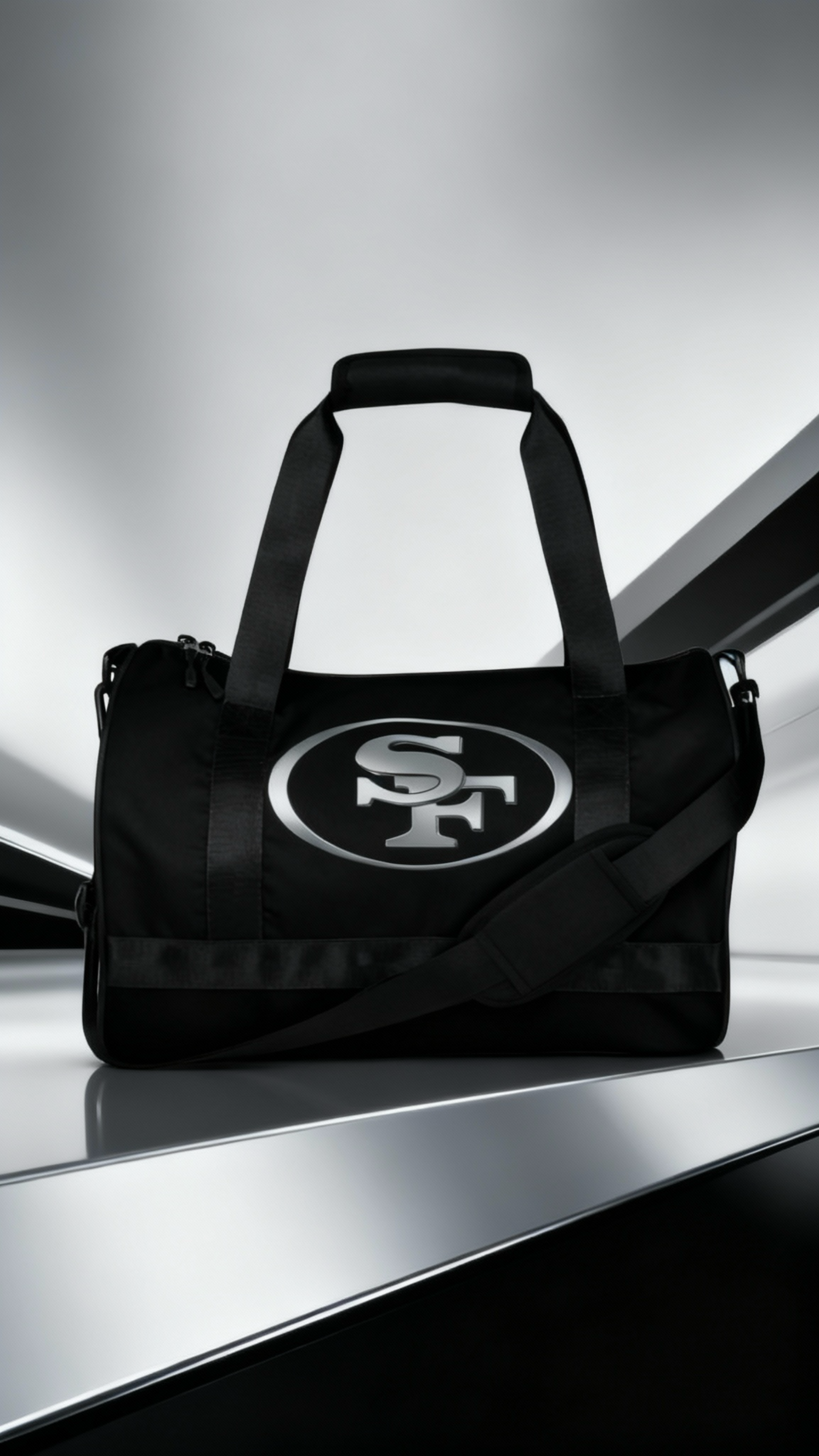 San Francisco print gym bag