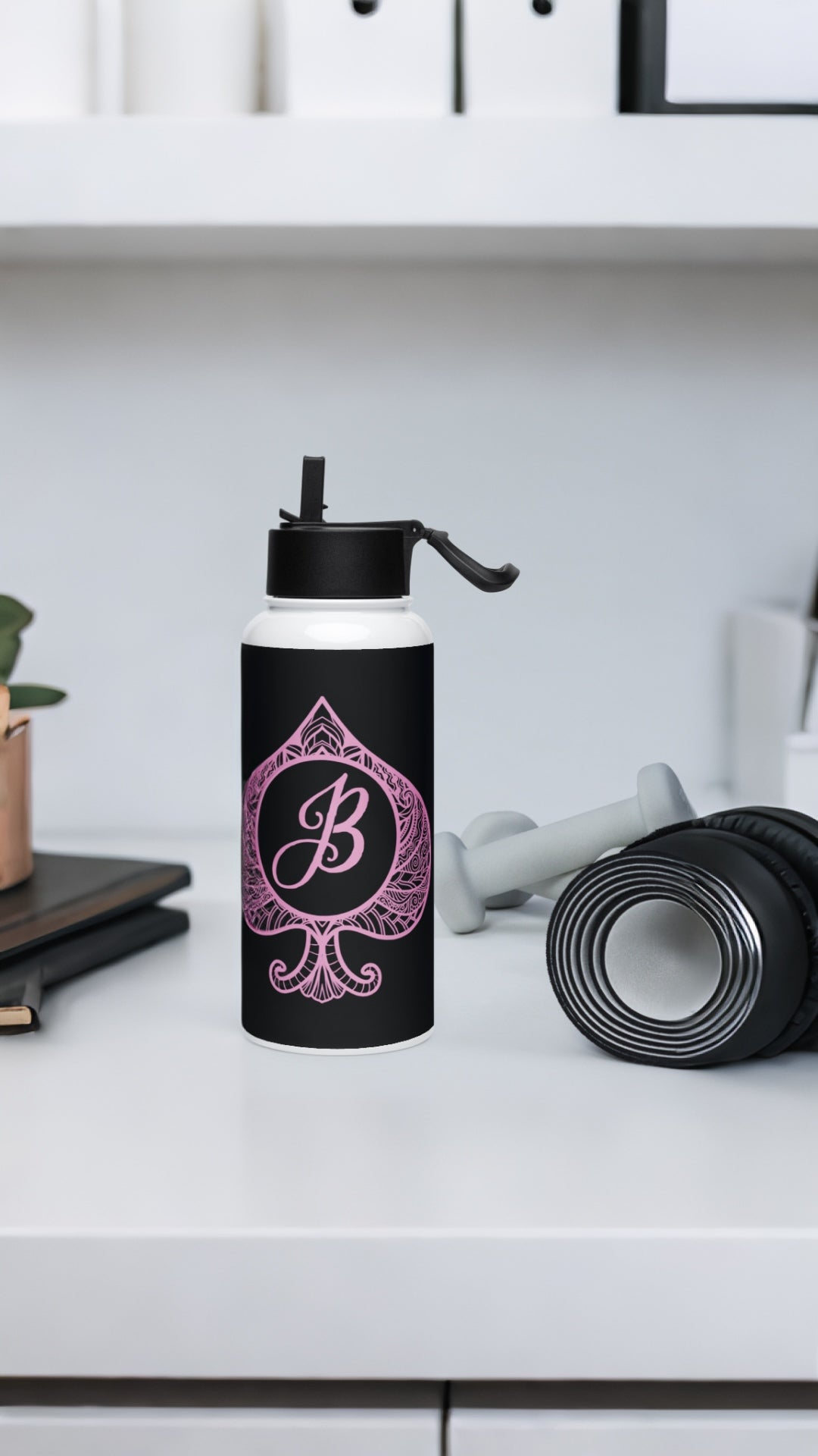 Stainless steel JB water bottle