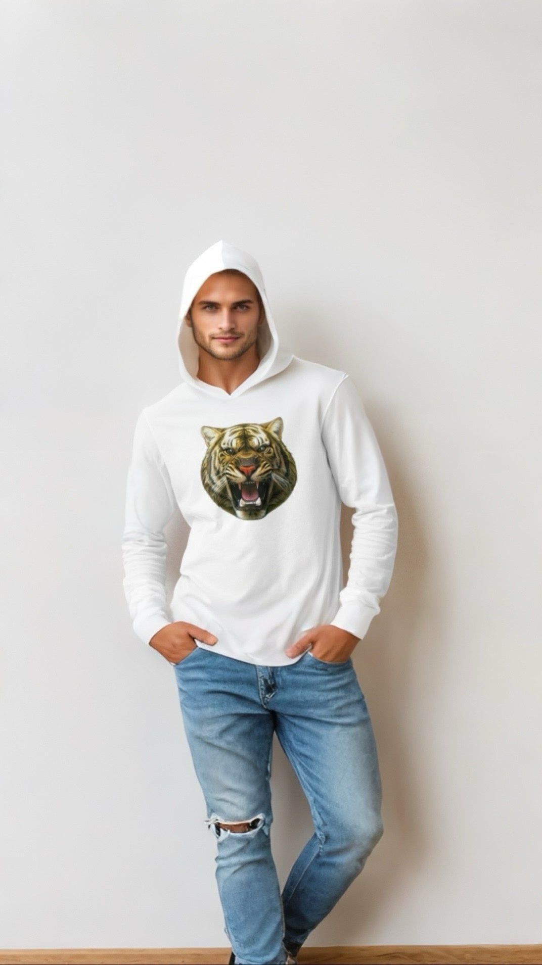 Long Sleeve Beast T With Hood