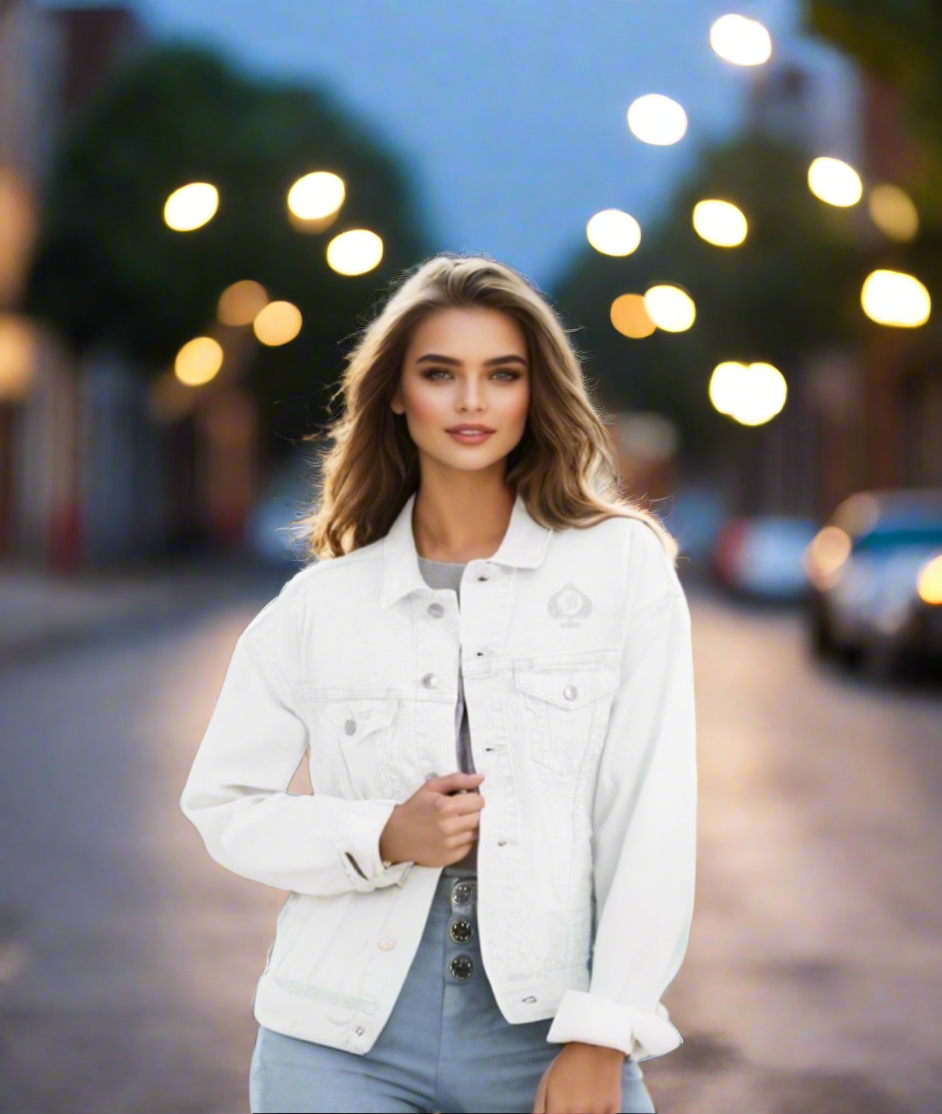 White Denim Jacket