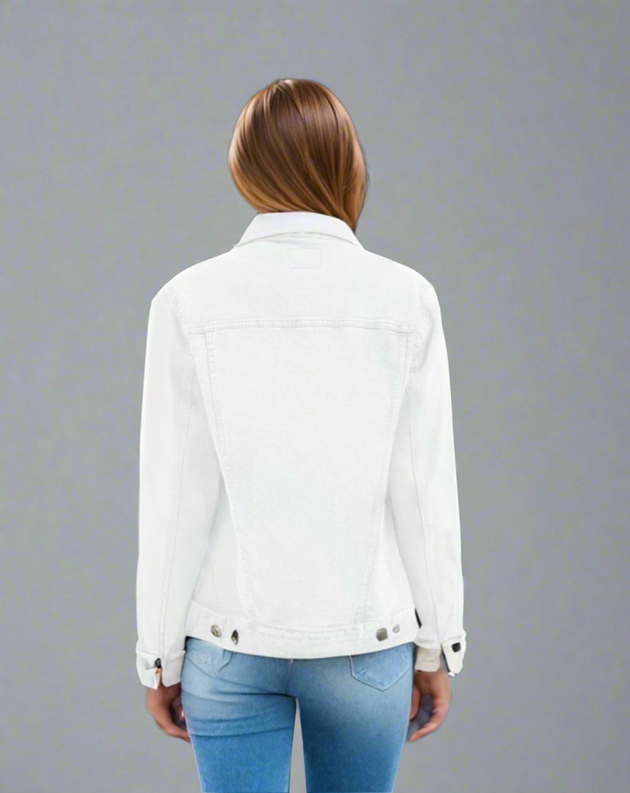 White Denim Jacket