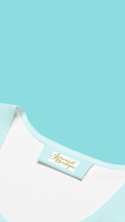 Blue Geo Bodycon dress