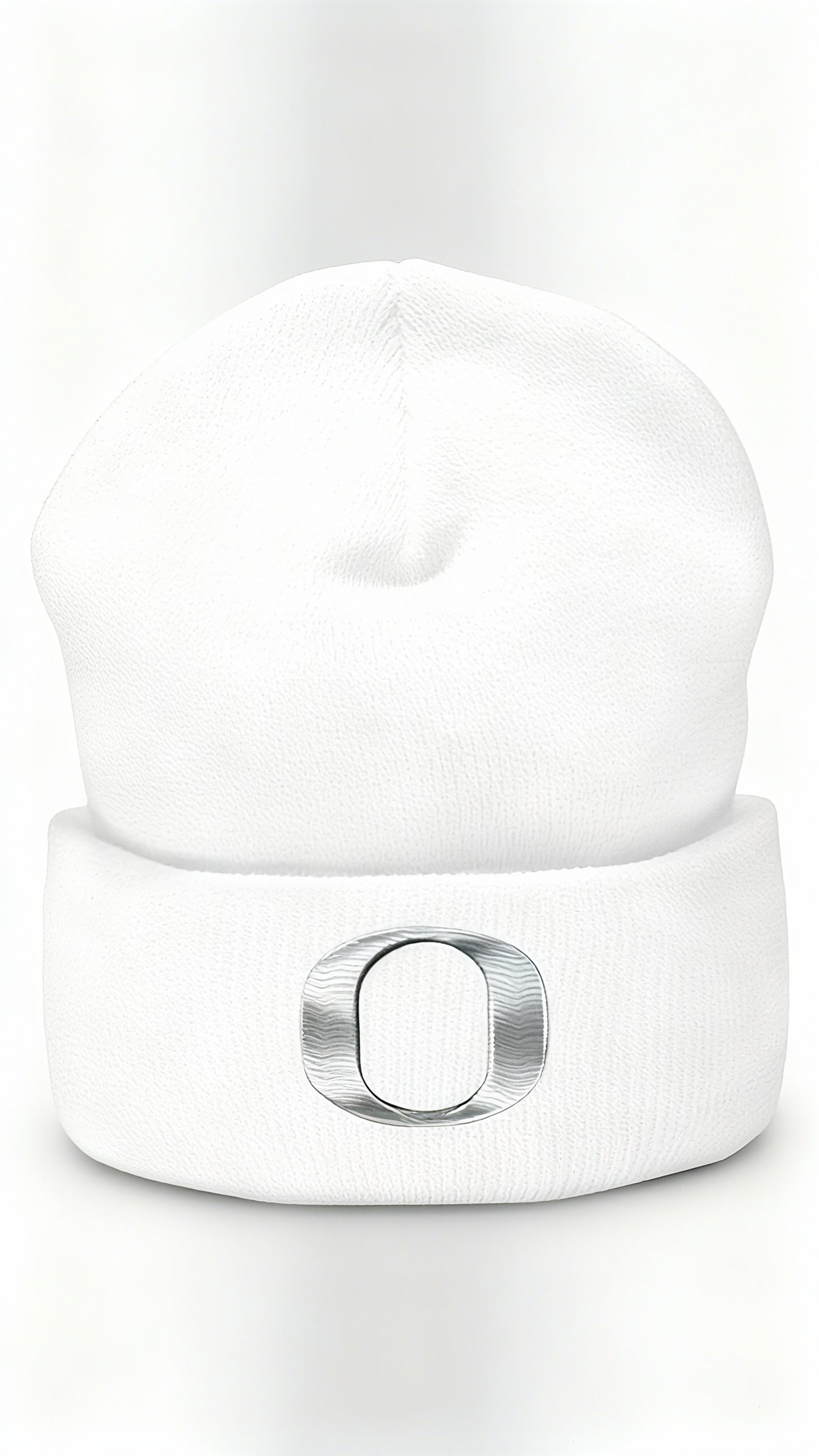 White OREGON DUCKS Beanie