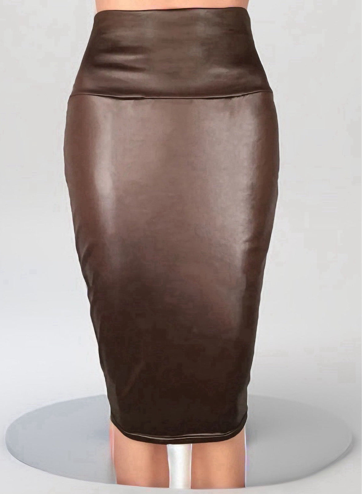 Brown Pencil Skirt