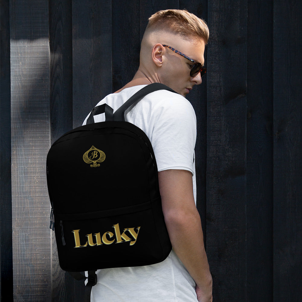 JB Lucky Me Black Backpack