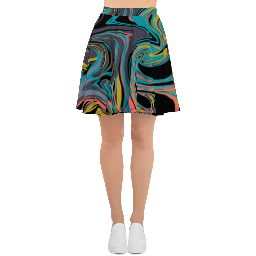 JB Colourful Flare Skirt