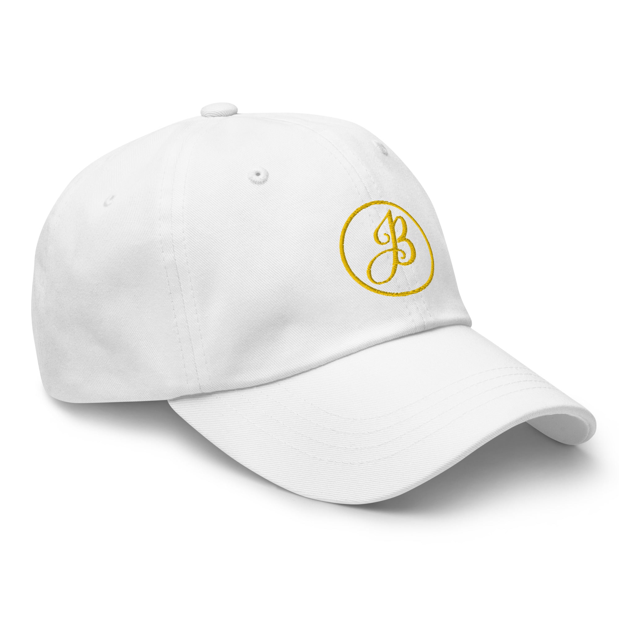 JB Gold White Dad hat