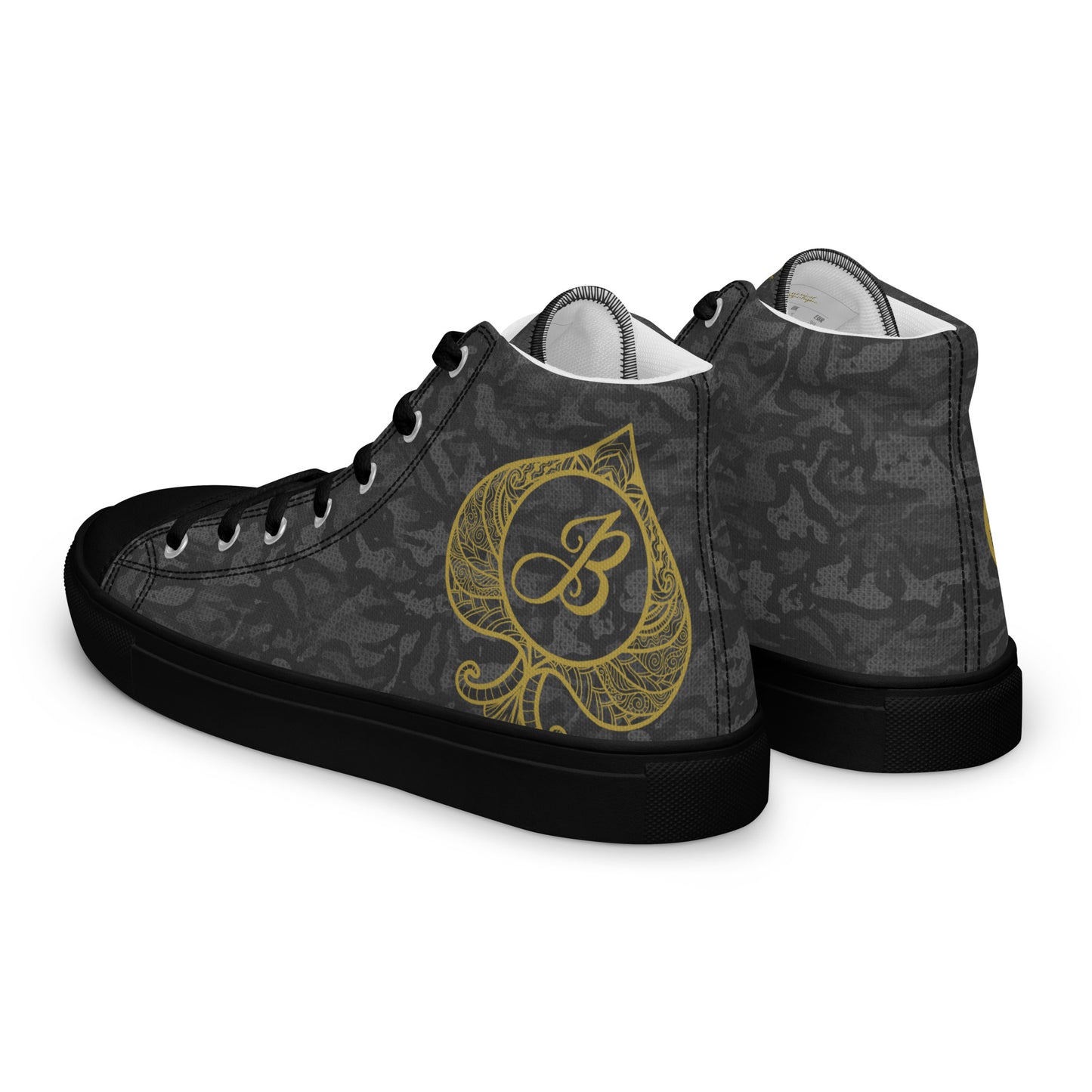 Lucky JB Camo Men’s high top canvas shoes
