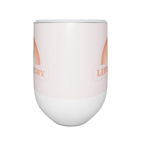 Peachy Wine tumbler