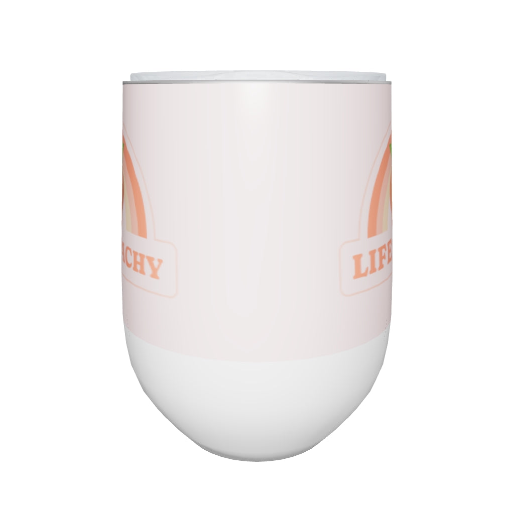 Peachy Wine tumbler
