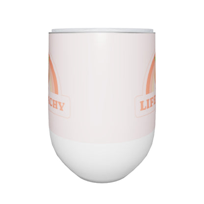 Peachy Wine tumbler