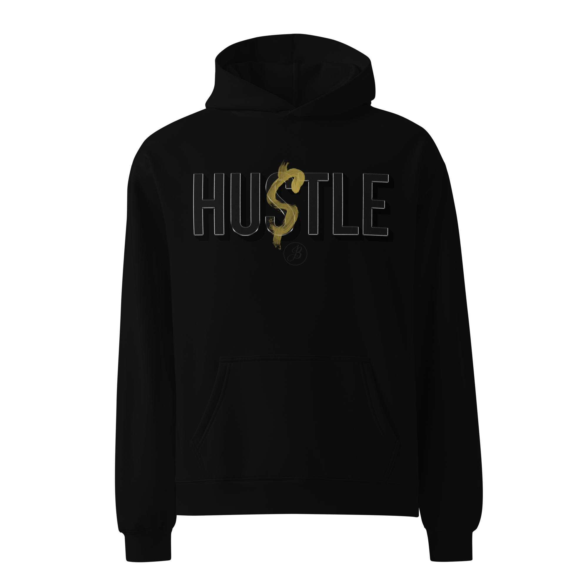 Hustle oversized hoodie