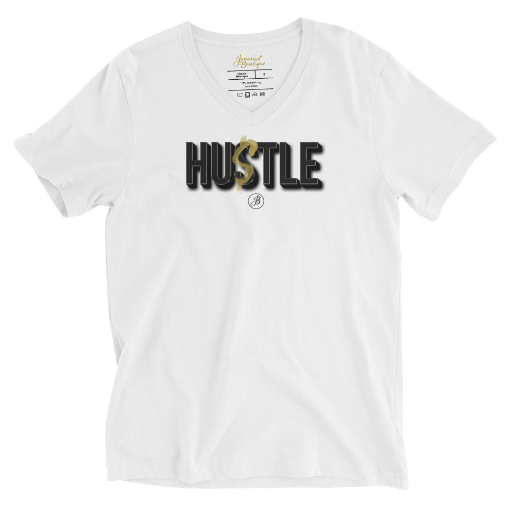JB Hustle V-neck White