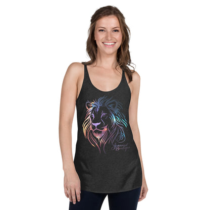 JB Lion Black Racerback Tank